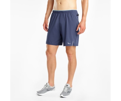 Tenis Saucony Outpace 7" Short Hombre Pantalones cortos Ropa Mood Indigo México MX-543-MA